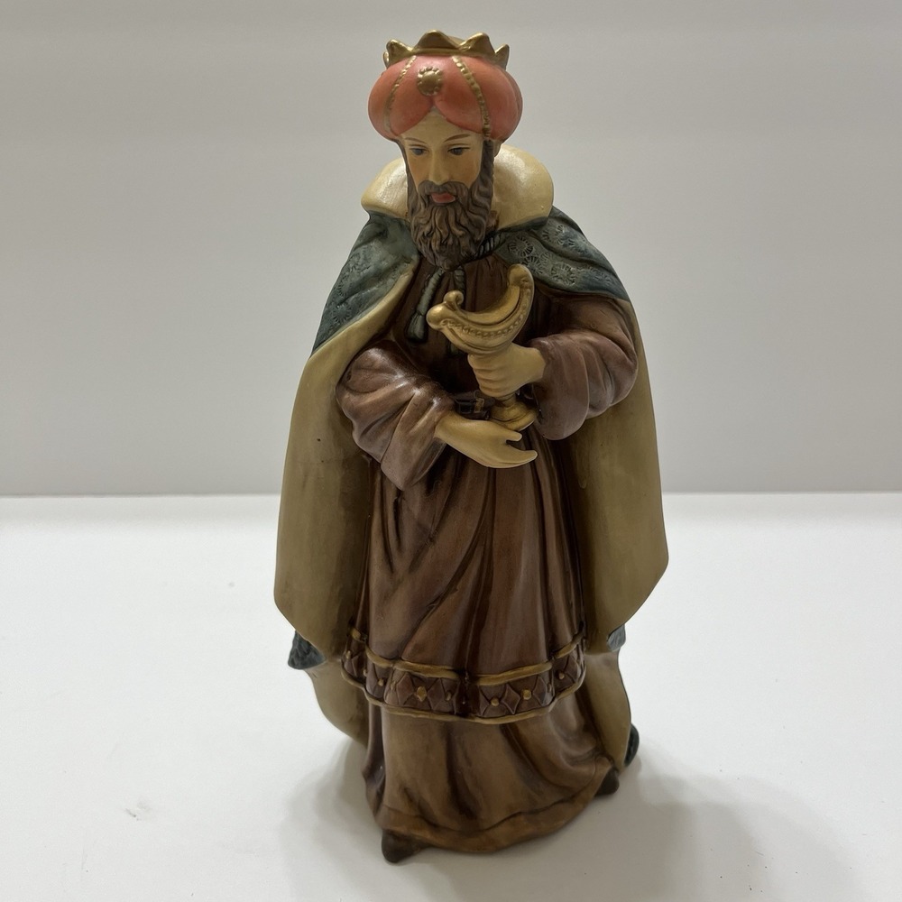 Christmas Grandeur Noel Porcelain Wise Man Replacement Figure 1999 10x6"